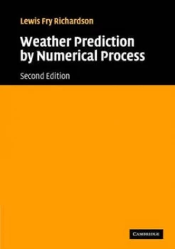Image of Weather Prediction by Numerical Process by Lewis Fry Richardson Paperback