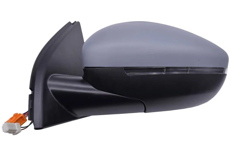 Image of PRASCO PG4307334 Wing mirror Left, Electric, Convex, primed Outside Mirror (50)
