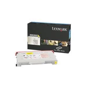 Image of Lexmark 20K0502 Yellow Laser Toner Ink Cartridge