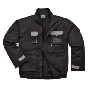 Image of Portwest Mens Texo Contrast Padded Jacket Black M