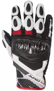 Image of Spidi X-4 Coupe Gloves, black-white-red, Size 2XL, black-white-red, Size 2XL