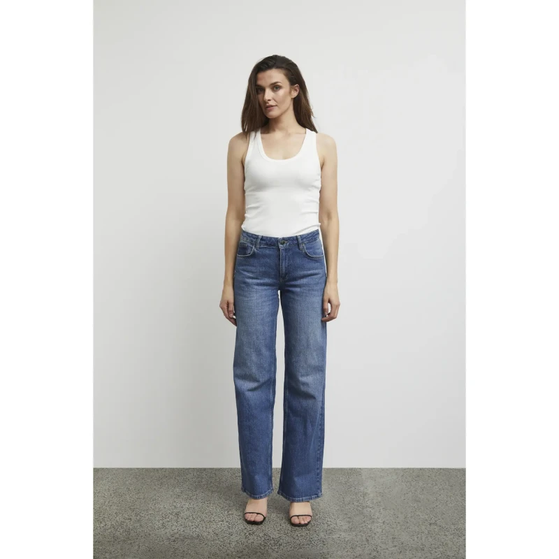 Image of Pulz Jeans Womens jeans Pulz Jeans Vega UHW Bleu Female 29x32