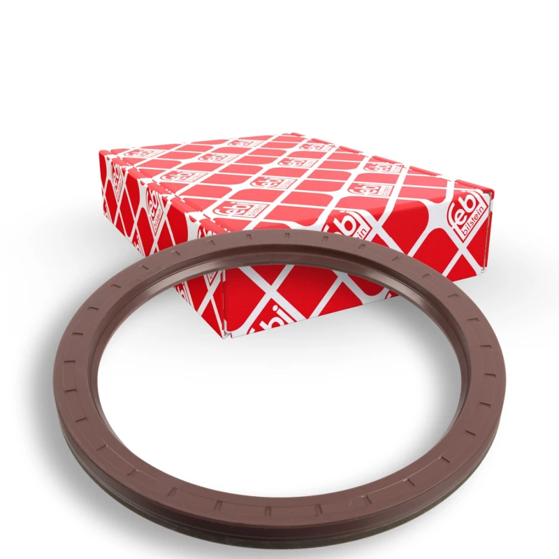 Image of FEBI BILSTEIN 05354 Gaskets with sealing lip, Rear Axle Right FPM (fluoride rubber) Shaft Seal,wheel hub (656)