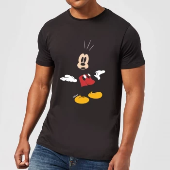 Image of Disney Mickey Mouse Surprised T-Shirt - Black - 3XL - Black