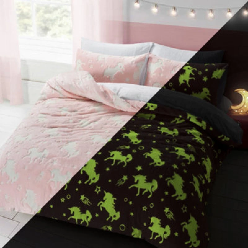 Image of Velosso Teddy Fleece Duvet Cover & Pillowcase Set, Cosy Bedroom Look Bedding Set, Durable And Machine Washable - Multicolour