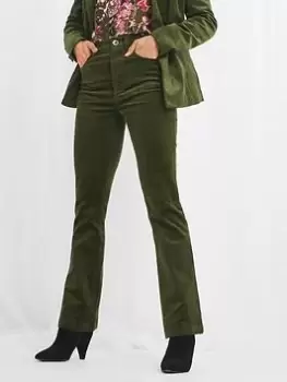 image of Joe Browns Ultimate Cord Trousers - Green, Size 8, Women