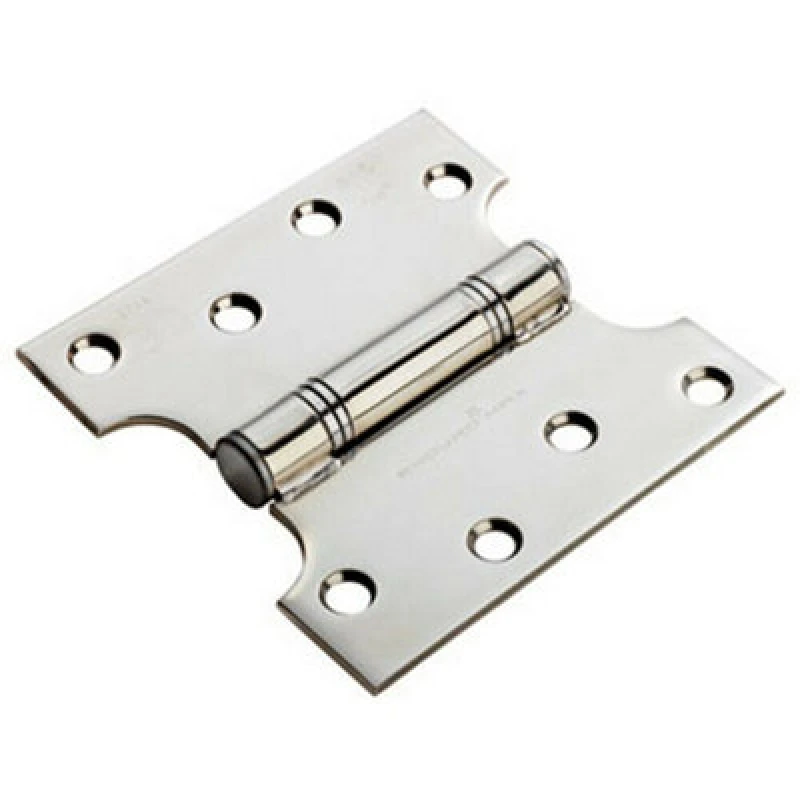 Image of Loops PAIR 101.6 x 101.6 x 3mm Parliament Hinge Bright Stainless Steel Internal Door Metallics