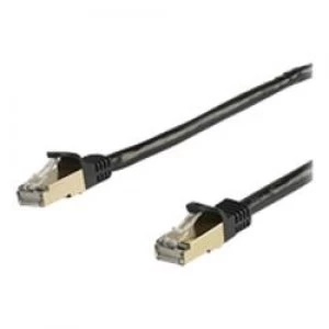 Image of StarTech.com 2m Black Cat6a Cable STP