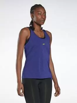 Image of Reebok Les Mills Bodypump Activchill Athletic Tank Top - Purple, Purple, Size S, Women