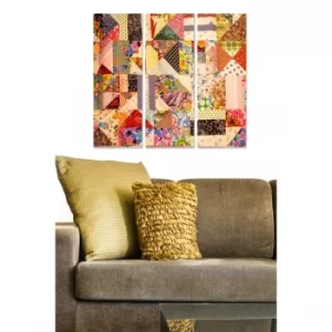 Image of MDF15450531 Multicolor Decorative MDF Painting (3 Pieces)