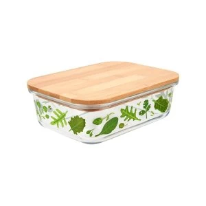 Sass & Belle Large Powered by Plants Glass Storage Box