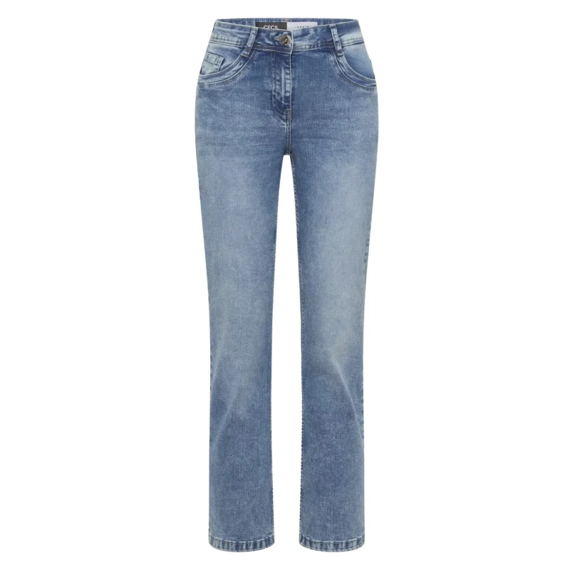 Image of cecil Womens bootcut jeans Cecil Torronto Bleu Female 26x32
