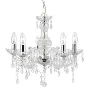 Image of Searchlight Lighting Collection Enya 5-Light Marie Therese Chandelier