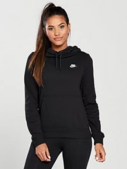 image of Nike Nsw Essential Funnel Hoodie - Black