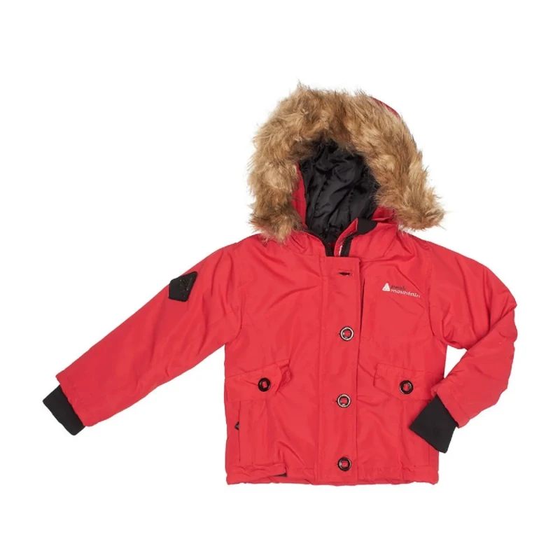 Image of Peak Mountain Girl's ski parka Peak Mountain Galava Rouge Female 10 ans GALAVA/YL-ROUGE