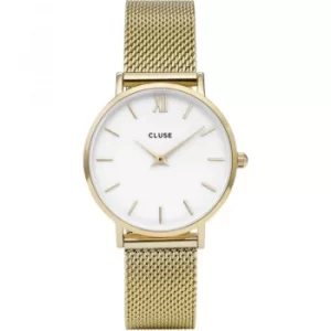 Image of Ladies Cluse Minuit Mesh Watch