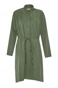 Image of Great Plains Tamar Drawstring Dress Palm