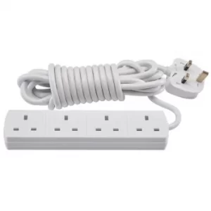 Image of Draper 4 Way Extension Lead, 2m