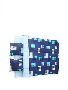 Image of Highland Trail Double Printed Sleeping Bag With 2 Pillows