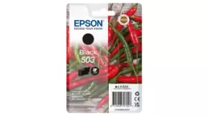 Image of Epson Chillies 503 Black Ink Cartridge