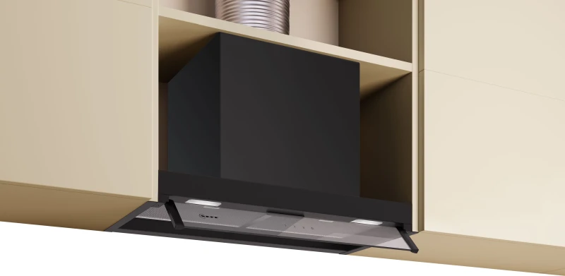 Image of NEFF N50 D65XCC2S0B 60cm Cooker Hood - Black