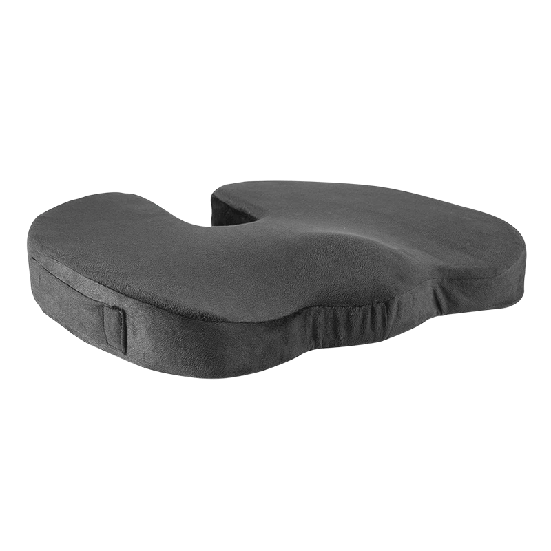 Image of LogiLink Orthopedic Memory Foam Seat Cushion with Carry Handle. black