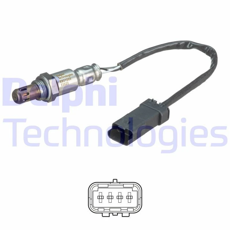 Image of DELPHI Lambda sensor DELPHI ES21266-12B1