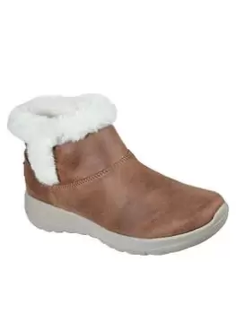 Image of Skechers On-the-go Joy Perform Tex Chugga - Chestnut Perform Textile, Brown, Size 4, Women