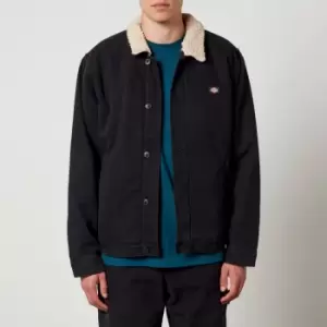 Image of Dickies Mens Duck Canvas Deck Jacket - Stone Washed Black - L