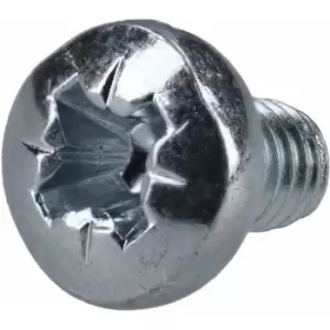 Image of R-tech - 337041 Pozi Pan Head Machine Screws bzp M4 6mm - Pack Of 100