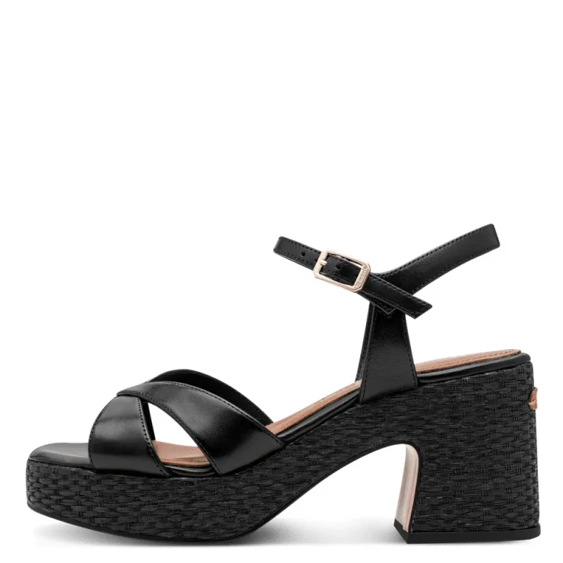 Image of tamaris Womens heeled sandals Tamaris 1-28313-44 Noir Female 38