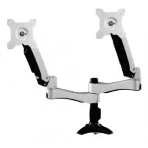 image of Amer AMR2AP monitor mount / stand 61cm (24") Bolt-through Black Silver