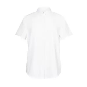 image of Brook Taverner Womens/Ladies Siena Short Sleeve Blouse (12 UK) (White)