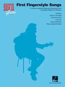Image of Beginning Solo Guitar First Fingerstyle Songs Gtr Tab Bk by