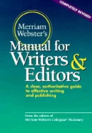 Image of merriam websters manual for writers and editors