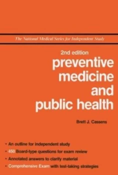 Image of Preventive Medicine and Public Health by Brett J. Cassens Paperback