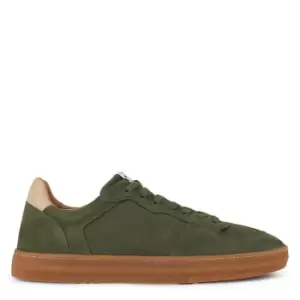 Image of Ted Baker Barkerr Suede Trainers - Green