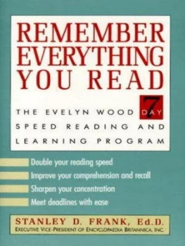 Image of Remember Everything You Read by Stanley D Frank Book