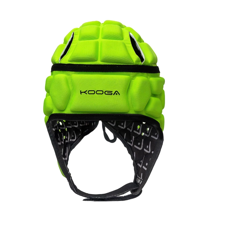 Image of KooGa Evo Head Guard Junior Boys Fluro Green male Small Jnr