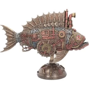 Image of Piston Powered Piranha Steampunk Figurine