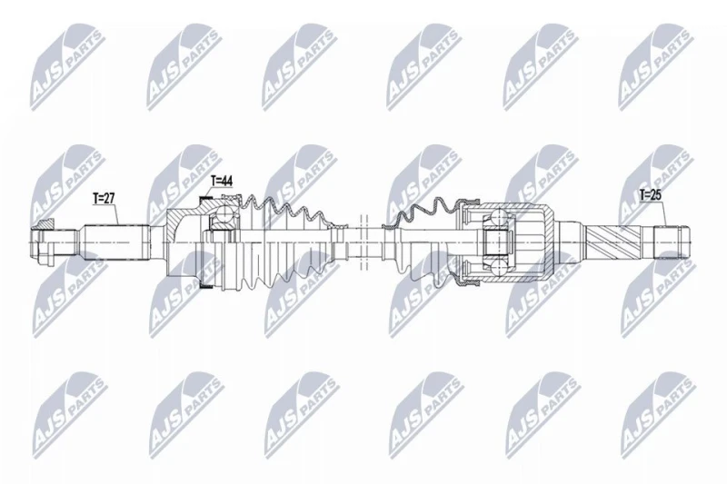 Image of NTY Drive shaft NTY NPW-FR-182
