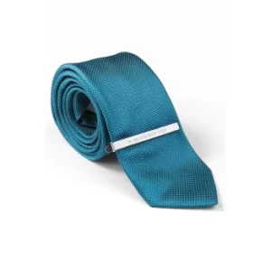 Image of Personalised Rhodium Plated Tie Clip