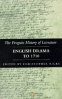 Image of English Drama to 1710 by Christopher Ricks Paperback