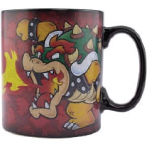 image of Super Mario Bowser XL Heat Change Mug