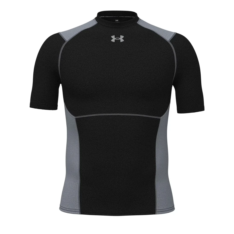 Image of Under Armour UA HG Elite Comp SS Sn63 Black/Steel male M