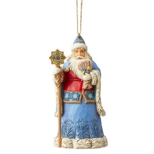 Image of Ukranian Santa Hanging Ornament
