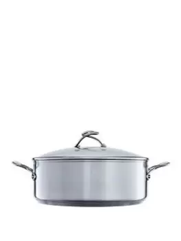 image of Circulon Steel Shield Stainless Steel Induction Non-Stick 30Cm Stockpot With Lid