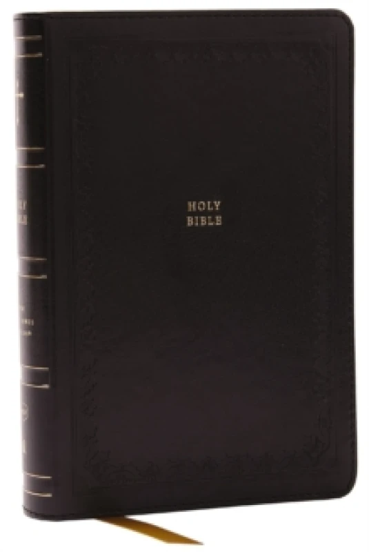 Image of NKJV Compact Paragraph-Style Bible w/ 43,000 Cross References, Black Leathersoft, Red Letter, Comfort Print: Holy Bible, New King James Version : Holy