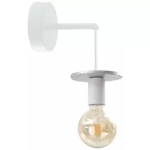 image of Netlighting Saturn Wall Lamp Silver, 12cm, 1x E27