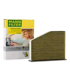 Image of MANN-FILTER Pollen filter FP 2939 Filter, interior air,Cabin filter VW,AUDI,SKODA,Golf V Schragheck (1K1),TOURAN (1T1, 1T2),Passat Variant (3C5)